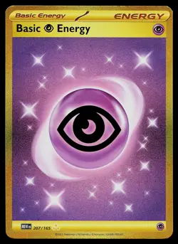 Pokemon Card - Basic Psychic Energy Scarlet & Violet 151 207/165 Secret Rare - Image 1