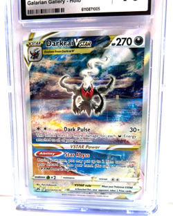 2023 POKEMON GEM MINT DARKRAI VSTAR # GG50/GG70 HOLO GRADE 10 AWESOME ! - Image 2