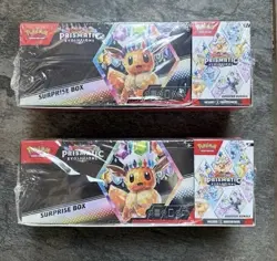 Pokemon Prismatic Evolutions Surprise Box/Booster Sam's Club Bundle (Lot Of 2) - Image 1