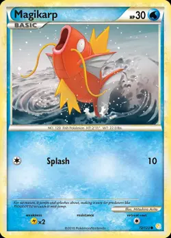 Pokemon Magikarp (72/139) HeartGold & SoulSilver LP - Image 1