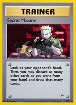 Pokemon Secret Mission (118/133) Gym Heroes LP - Image 1