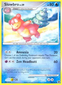 Pokemon Slowbro (54/112) Great Encounters LP - Image 1