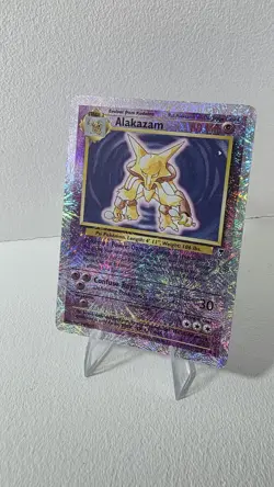 Pokemon TCG Alakazam 1/110 Reverse Holo Legendary Collection PSA HP-MP - Image 1