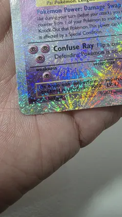 Pokemon TCG Alakazam 1/110 Reverse Holo Legendary Collection PSA HP-MP - Image 5