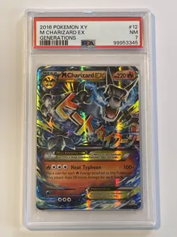 Pokemon TCG 2016 XY M Charizard EX 12/83 Generations Holo Ultra Rare PSA 7 - Image 2