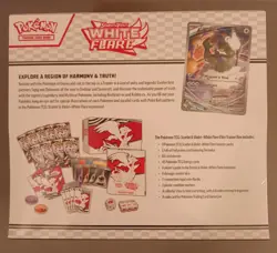 Pokemon Scarlet & Violet White Flare ETB Elite Trainer Box (New/Sealed) - Image 2