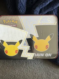 Pokemon 25th Anniversary Celebrations Treasure Chest Lunchbox Tin Factory SEALED - Image 3