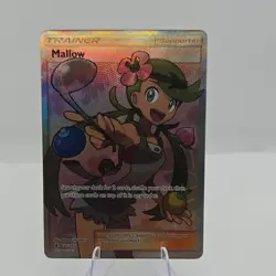 Pokemon TCG Mallow Trainer Sm-Guardians Rising Ultra Rare Full Art Holo 145/145 - Image 1