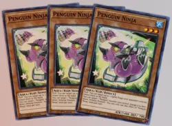 Yugioh! 3x Penguin Ninja BODE-EN025 Common 1st Ed NM - Image 1