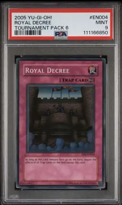 Yu-Gi-Oh! Royal Decree and Ehren PSA Slabs - Image 1