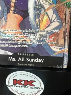 One Piece - Ms. All Sunday - OP14-84 SR Alt Art - Image 2
