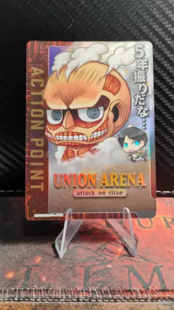 Union Arena TCG Action Point Card (AP03) Foil Attack On Titan UE10BT/AOT-1-AP03 - Image 1