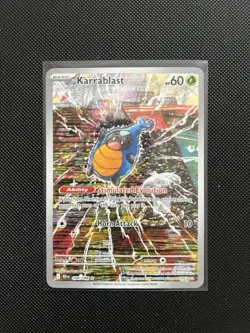 Pokemon TCG Karrablast 094/086 Black Bolt Illustration Rare Card - Image 1