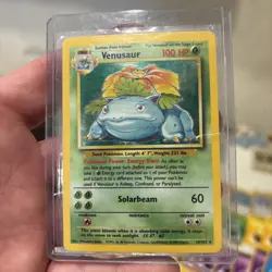 6 Holo Blastoise Pokemon TCG: 1999 Venusaur 15/102 Base Set Holo & Base Card LOT - Image 2