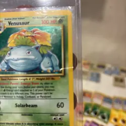 6 Holo Blastoise Pokemon TCG: 1999 Venusaur 15/102 Base Set Holo & Base Card LOT - Image 3