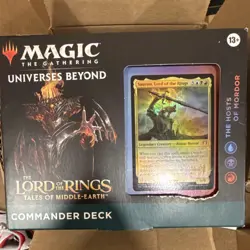 Magic: The Gathering Lord of the Rings Commander Deck Sauron Foil 100 Cards - Image 1