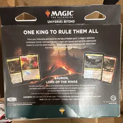 Magic: The Gathering Lord of the Rings Commander Deck Sauron Foil 100 Cards - Image 2