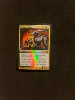 Victual Sliver [Premium Deck Series: Slivers Foil] Magic MTG Cards LP - Image 1