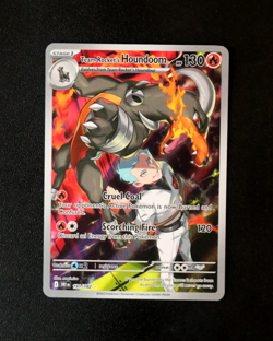 Pokemon Card TCG - Team Rocket's Houndoom 191/182 - Destined Rivals - IR - NM ⭐ - Image 1