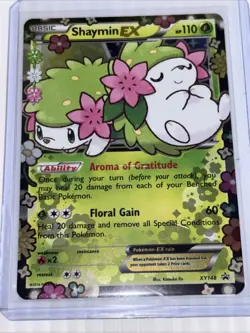 Pokemon TCG Shaymin EX XY148 Generations Holo Black Star Promo Card - Image 1