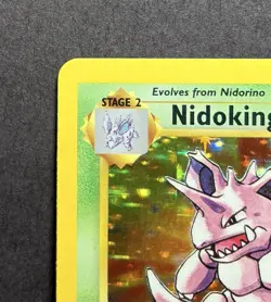 Nidoking Holo Rare #11/102 - Base Set - 1999 WOTC Vintage Pokemon - Image 3