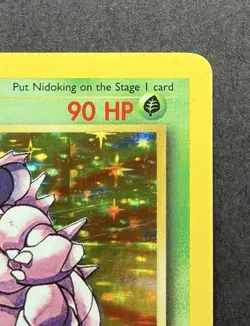 Nidoking Holo Rare #11/102 - Base Set - 1999 WOTC Vintage Pokemon - Image 4