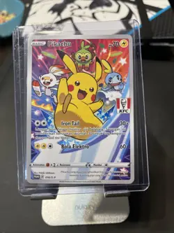 Pokemon Pikachu Card 016/S-p KFC Promo Full Art - Image 1