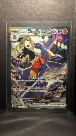 Pokemon TCG Destined Rivals Cynthia's Garchomp EX Card #232/182 NM - Image 1