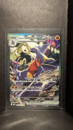 Pokemon TCG Destined Rivals Cynthia's Garchomp EX Card #232/182 NM - Image 2