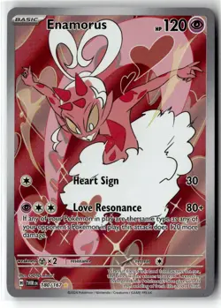 Enamorus ⭐ 180/167 Holo Illustration Rare Twilight Masquerade 2024 Pokemon NM - Image 1
