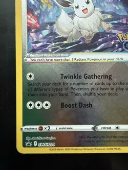 Pokemon Radiant Eevee SWSH230 SWSH: Sword & Shield Promo Holo (NM) - Image 4