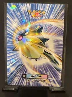 Qwilfish #211 - Cracked Ice - Card Database Attacks Gen 2 - Pokemon Card NM - Image 1
