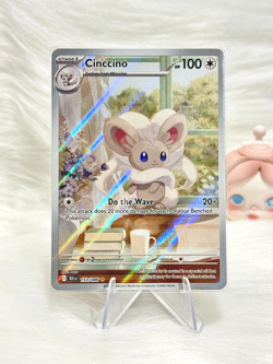 Cinccino - 153/086 - Black Bolt English - Illustration Rare - NM - Pokemon TCG - Image 1