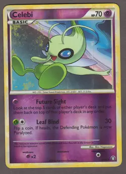 Celebi 3/102 Reverse Holo Pokemon TCG HGSS Triumphant NM - Image 1