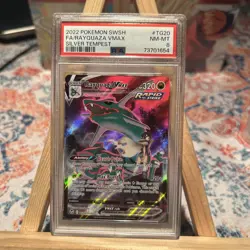 PSA 8 Rayquaza VMAX TG20/TG30: Sword & Shield - Silver Tempest POKEMON TCG 2022 - Image 1