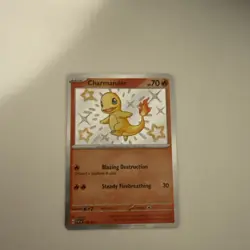 Charmander - 109/091 - S&V: Paldean Fates - Shiny Holo. Baby shiny Pokemon TCG - Image 2