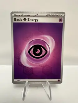 Crimped Psychic Energy 005 Shrouded FablePokemon TCG Reverse Holo Misprint - Image 1