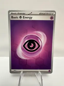 Crimped Psychic Energy 005 Shrouded FablePokemon TCG Reverse Holo Misprint - Image 3