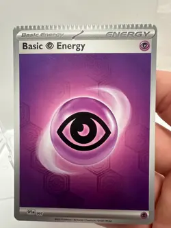 Crimped Psychic Energy 005 Shrouded FablePokemon TCG Reverse Holo Misprint - Image 4