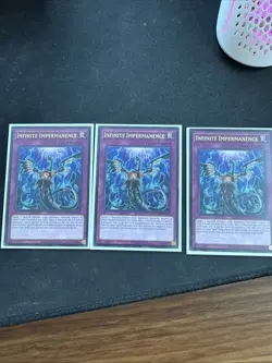 3X INFINITE IMPERMANENCE 3XPLAYSET 1ST EDITION SDWD-EN031 YUGIOH! LP - Image 1
