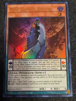 Yu-Gi-Oh! D/D Savant Kepler, Magnificent Mavens MAMA-EN053 Ultra Rare 1st Ed. - Image 1