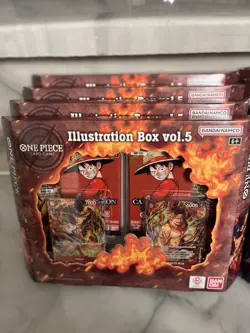 One Piece Illustration Box Vol 5 And 6 Bundle 8 Boxes Total 6 of Vol 5 & 2 of 6 - Image 2