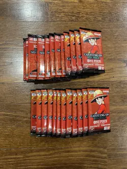 24x One Piece TCG OP13 Carrying On His Will - Likely Dead Booster Packs - Image 1