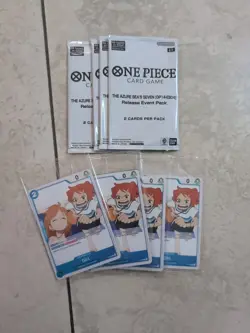 Girl (OP14 Release Event) P-096 One Piece Promotion X4 + Op14 Release Pack X4 - Image 1