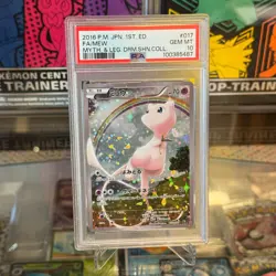 PSA 10 Mew 2018 CP5 017 Legendary Dream Shine Collection Graded Card Pokemon - Image 1