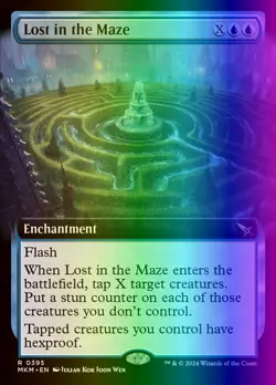 MTG Lost in the Maze (395/499) Murders at Karlov Manor LP FOIL - Image 1