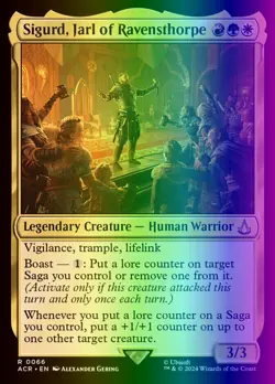MTG Sigurd, Jarl of Ravensthorpe (66/315) Assassin's Creed LP FOIL - Image 1