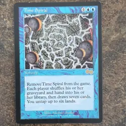 Mtg - Time Spiral - Urza's Saga Regular Rare Blue Sorcery - 1998 English 103 - Image 1
