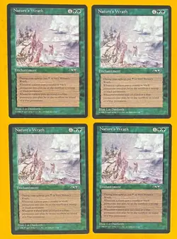 MTG NATURE'S WRATH (x4) Alliances (OldManMTG 010-022) - Image 1