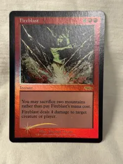 MTG Fireblast FNM Promos Foil NM NP - Image 2